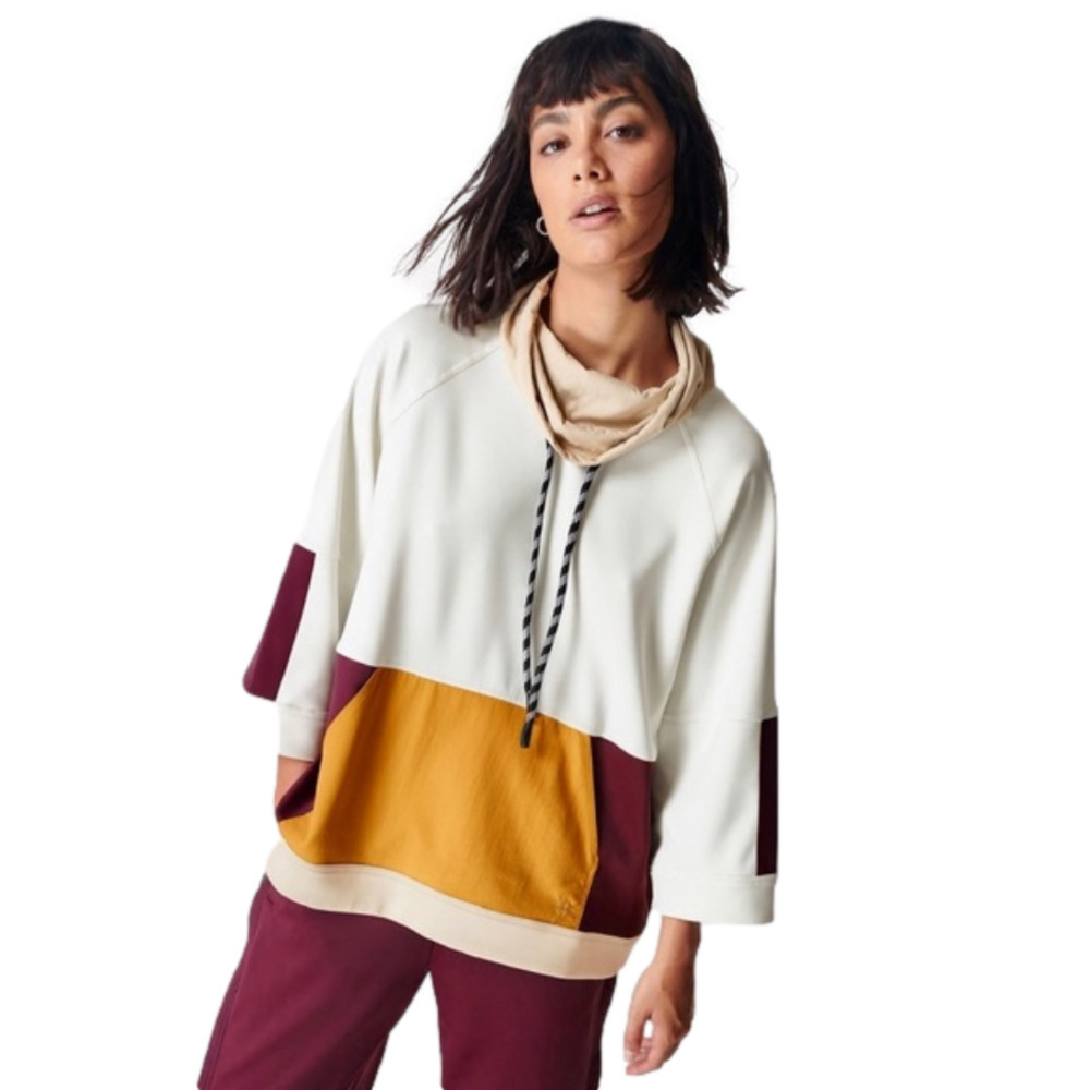 Sweaty Betty Mix It Up Women’s Color Block Pullover Sweatshirt Size: Lar…